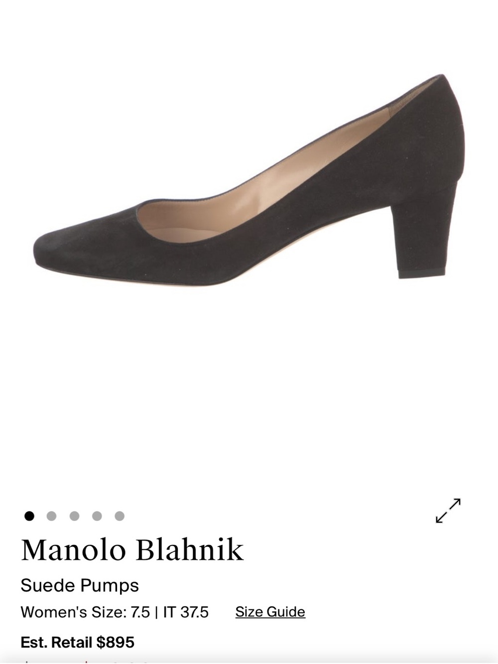 Manolo Blahnik Okkatopla 50 Pumps - Picture 7 of 8